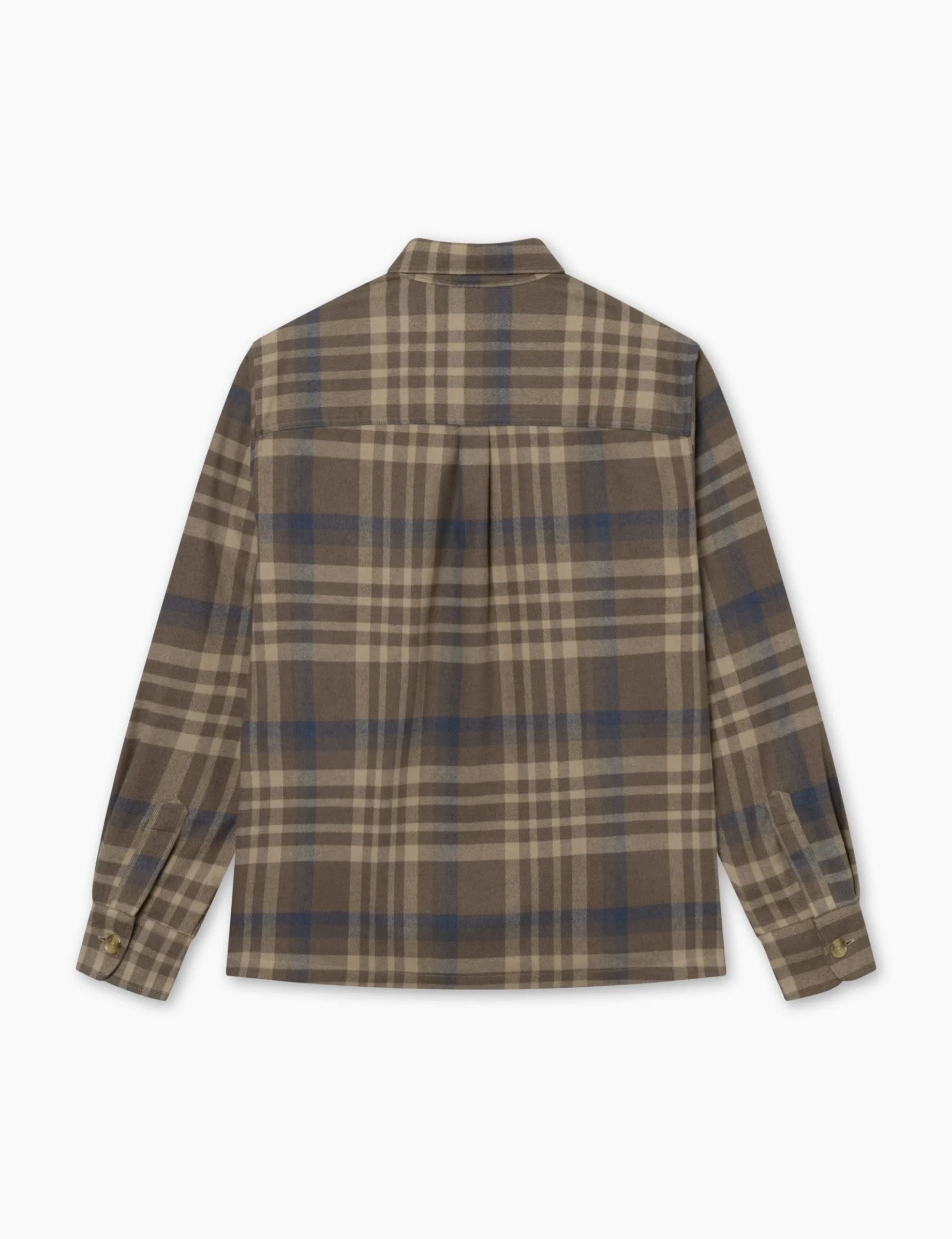 forét Shirts | Overshirts | CABIN ZIP SHIRT - CHECK