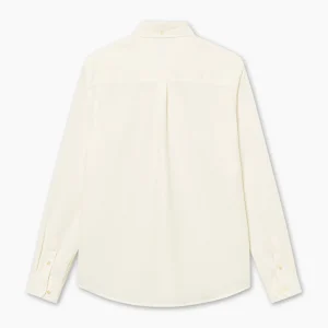 forét Shirts | DAWN JACQUARD MIX SHIRT - CLOUD