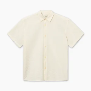 forét Shirts | HATCH SS SHIRT - CLOUD