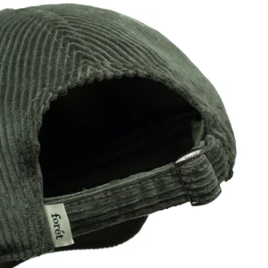 forét Caps | HAWK CORDUROY CAP - DARK MOSS