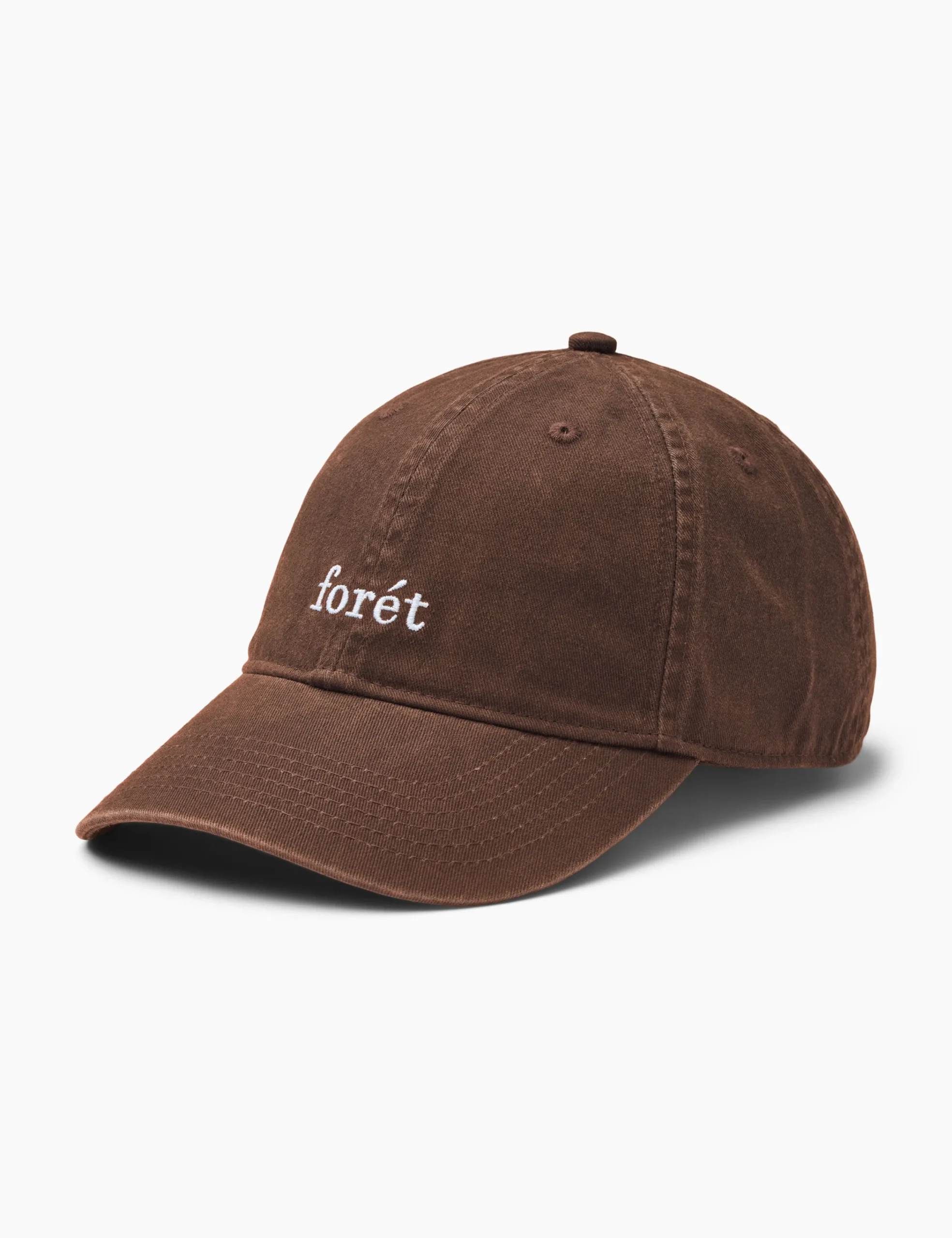forét Accessories | Classics | HAWK WASHED CAP - BROWN