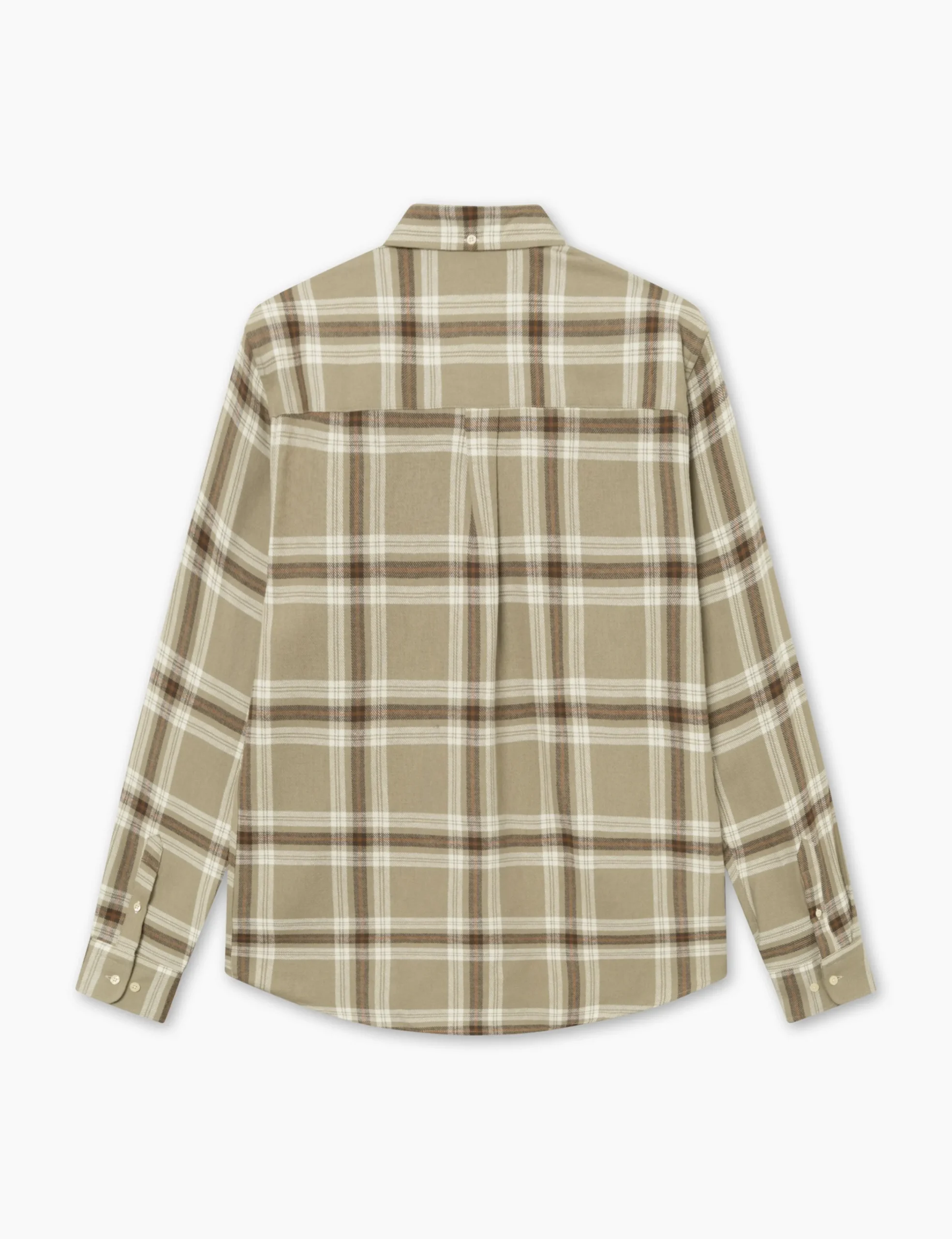 forét Shirts | HORNET FLANNEL SHIRT - VINTAGE KHAKI