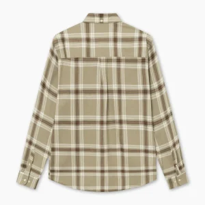 forét Shirts | HORNET FLANNEL SHIRT - VINTAGE KHAKI