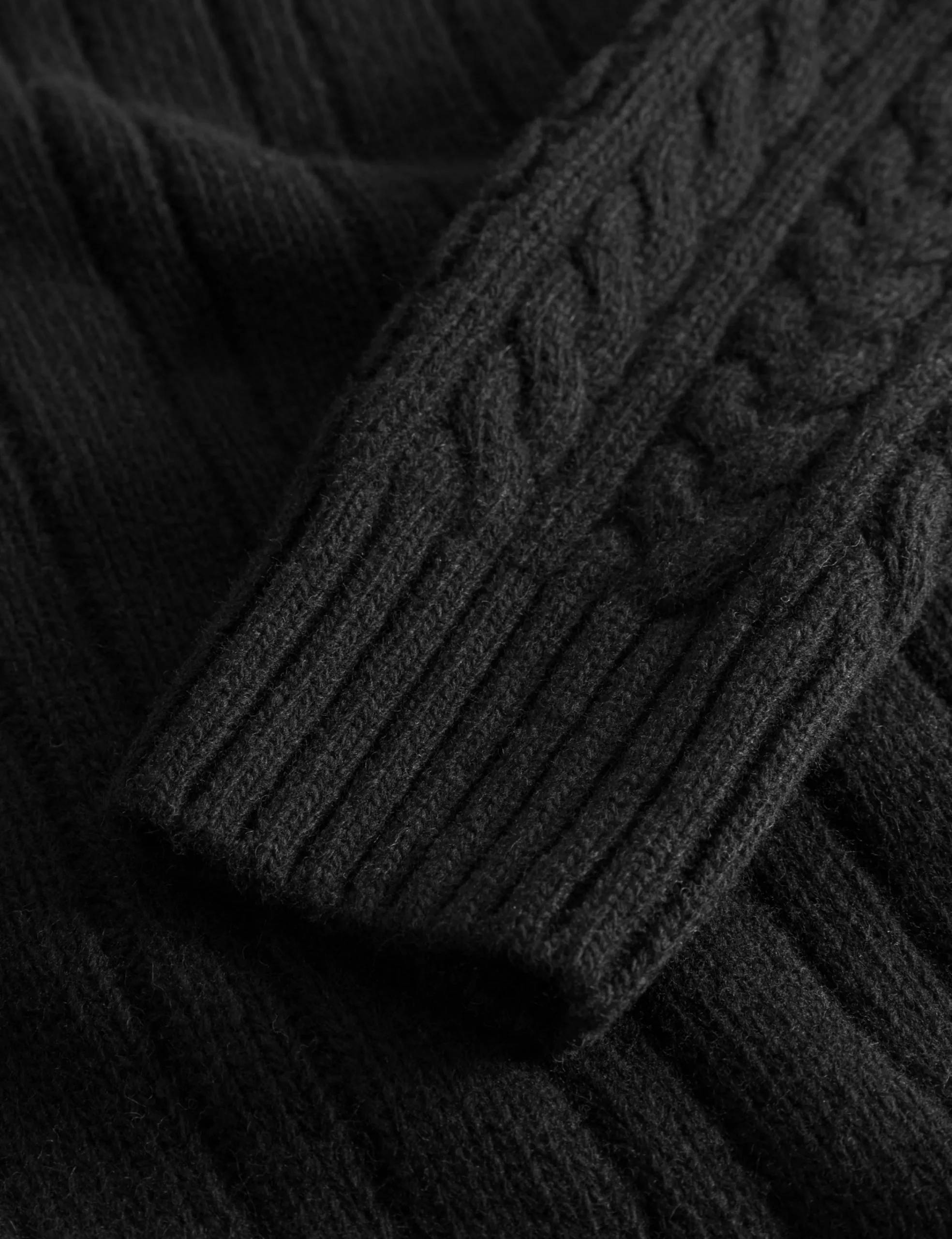 forét Knitwear | Sweatshirts | HYBRID CABLE CARDIGAN -