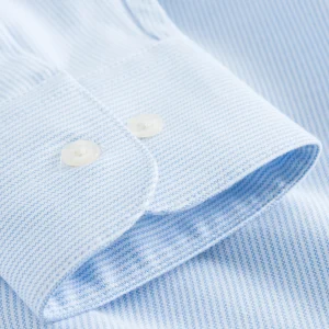 forét Shirts | LIFE SHIRT - WHITE/LIGHT BLUE