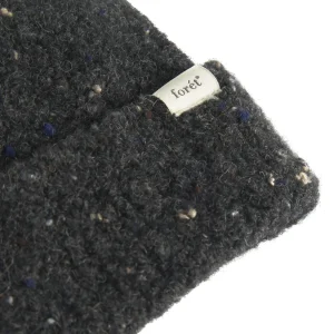 forét Beanies | Accessories | MOSS MERINO BEANIE - DARK GREY MÉLANGE