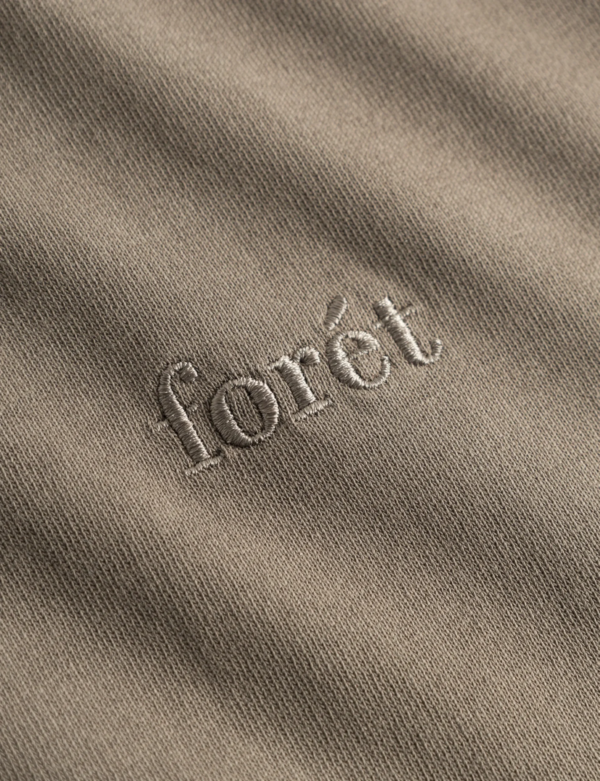 forét T-Shirts | OAK T-SHIRT - COLD BROWN