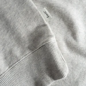 forét Sweatshirts | OCEAN SWEATSHIRT - SNOW MELANGÉ/GREEN