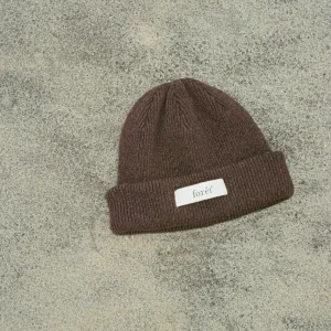 forét Beanies | Accessories | RELAX RIB BEANIE - COLD BROWN