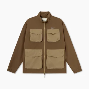 forét Overshirts | Sweatshirts | SIZZLE JACKET - BROWN