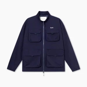 forét Overshirts | Sweatshirts | SIZZLE JACKET - NAVY