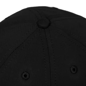 forét Caps | SUNSET SEERSUCKER CAP - WASHED BLACK