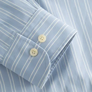 forét Shirts | VISION SHIRT - LIGHT BLUE STRIPE