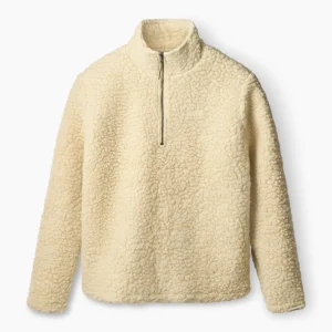 forét Jackets | WAVE HALF ZIP - CLOUD